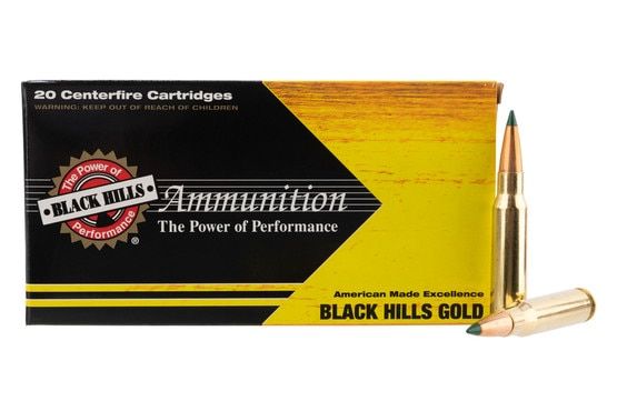 Black Hills Gold 20 rounds of rifle ammunition.